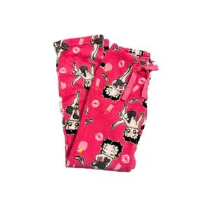 Betty boop plush pj pants